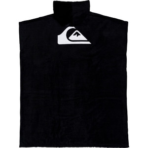 2019 Quiksilver Hooded Towel Poncho Black EQYAA03842