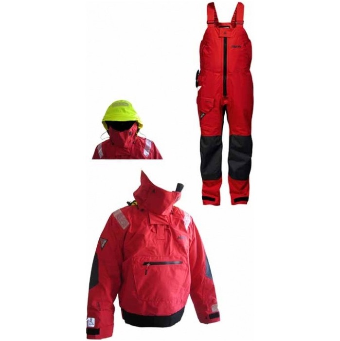 Musto MPX COMBI SMOCK SET Gore-Tex Offshore Race SMOCK SM1463 & Trouser SM1505 in RED