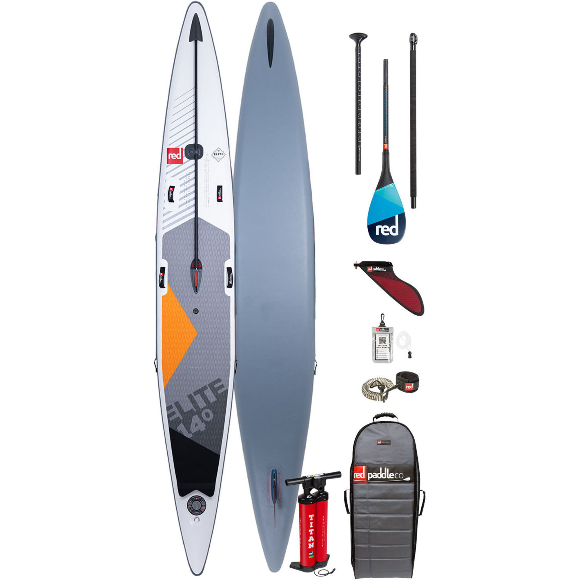 2020 Red Paddle Co Elite Msl 14'0 X 27 Inflatable Stand Up Paddle Board 