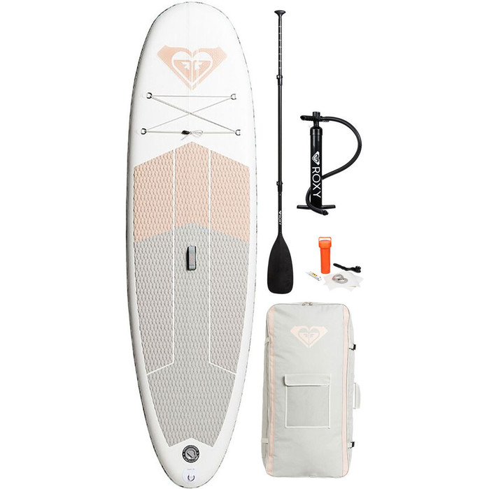 Roxy ISUP 9'6 Inflatable Stand Up Paddle Board Sunrise Pink Inc. Pump, Paddle, Bag & Leash EGLISRX096