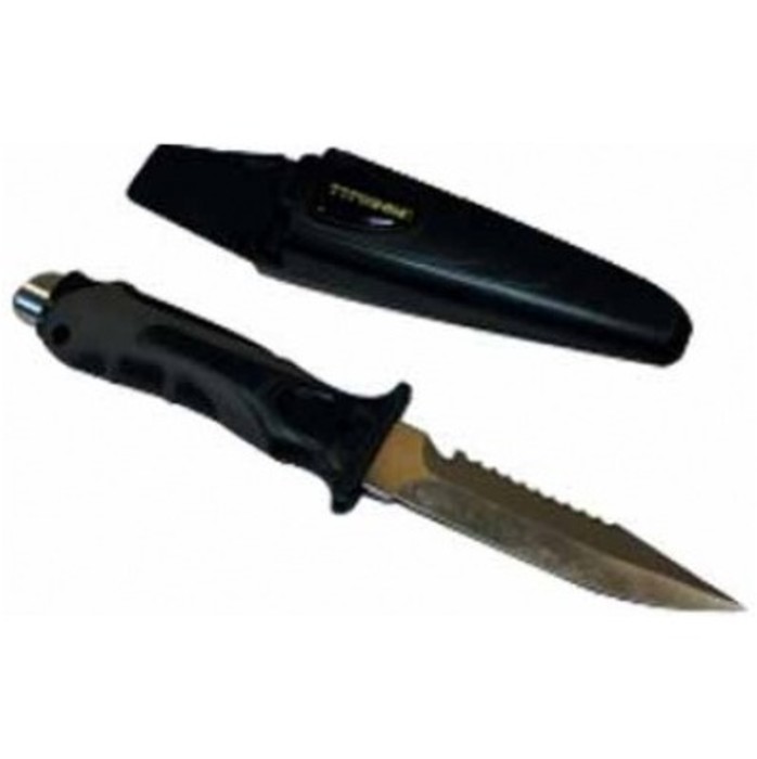 Typhoon Razor 12cm Pointed Blade Knife, Black 350101