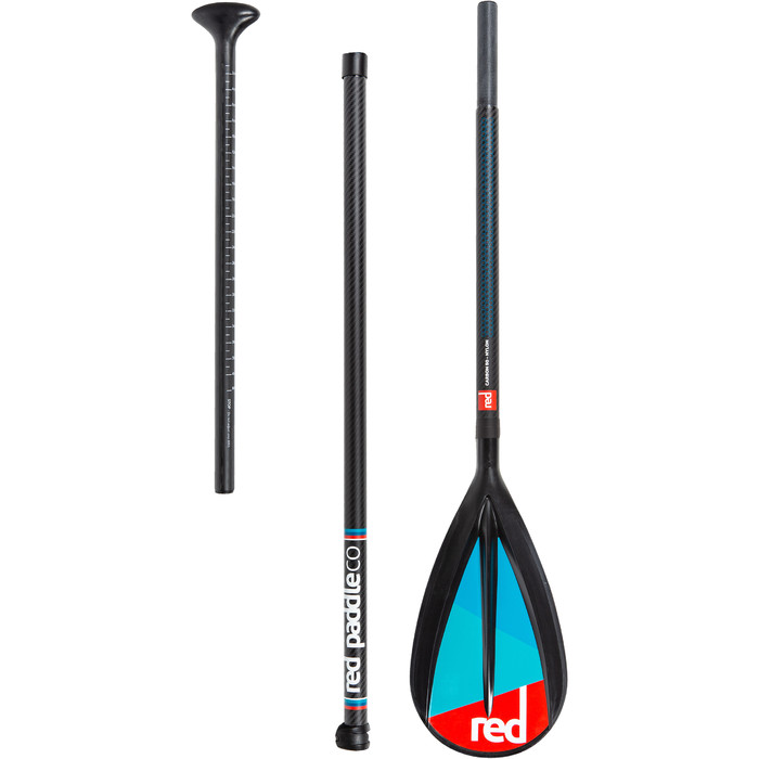 2020 Red Paddle Co Carbon 50 / Nylon 3-Piece Midi Paddle Camlock RP20CNM - Blackk