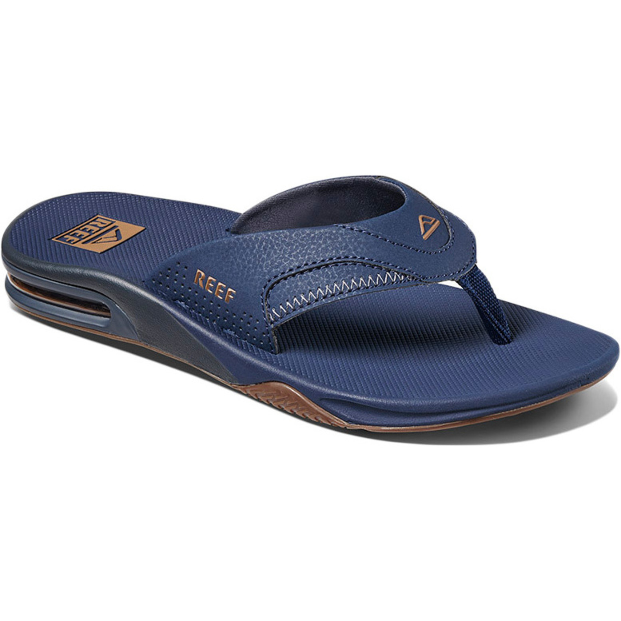 2021 Reef Mens Fanning Bottle Opener Flip Flops / Sandals CI2544 Deep