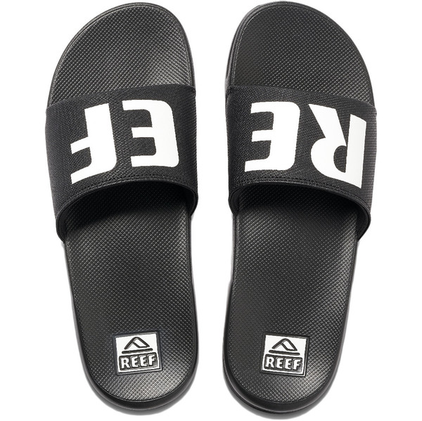 2021 Reef One Slide Flip Flops RF0A3OND - Black / White - Accessories ...