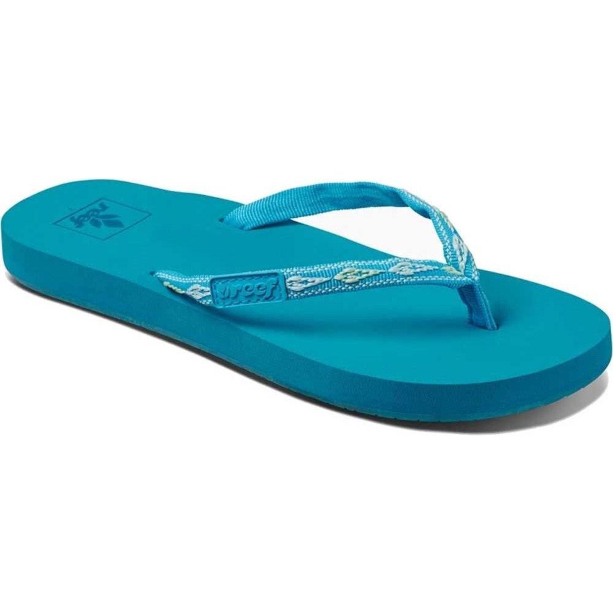 Reef Womens Ginger Flip Flops Tropical Aqua RF001660 Footwear Wetsuitoutlet Wetsuit Outlet