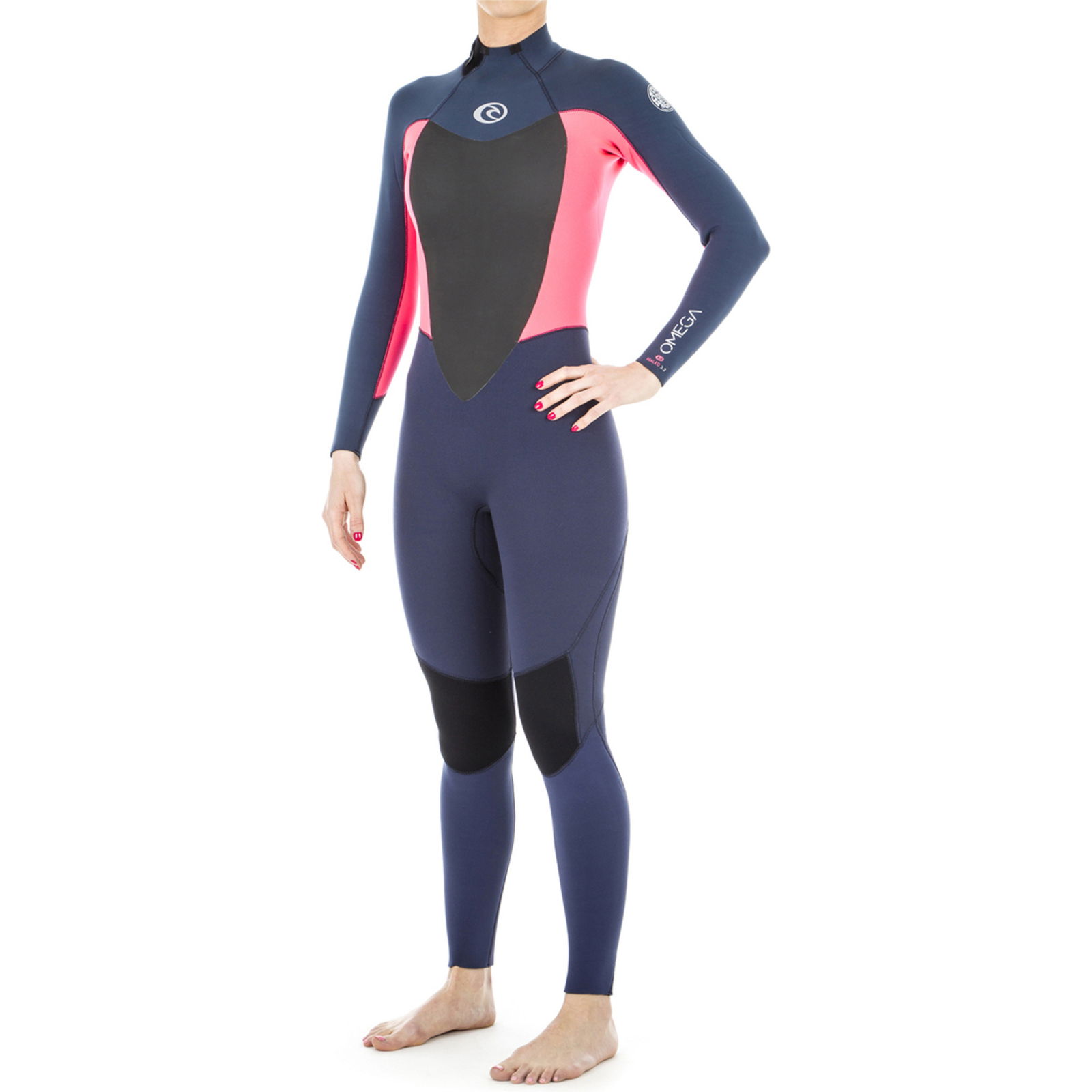 2019 Rip Curl Womens Omega 5/3mm Back Zip Wetsuit Neon Pink WSM4MW ...