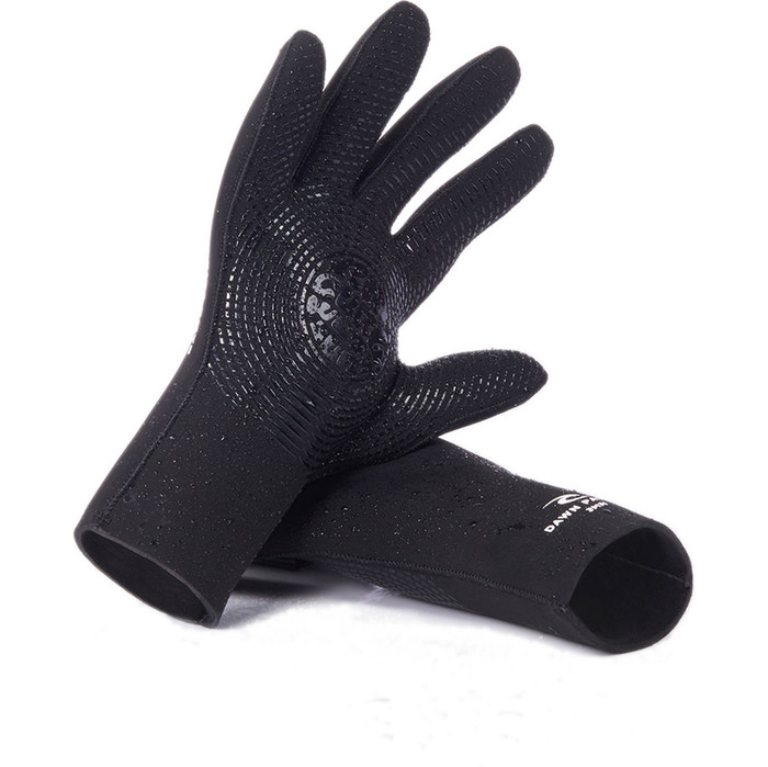2024 Rip Curl Dawn Patrol 3mm Neoprene Gloves WGLYBM - Black