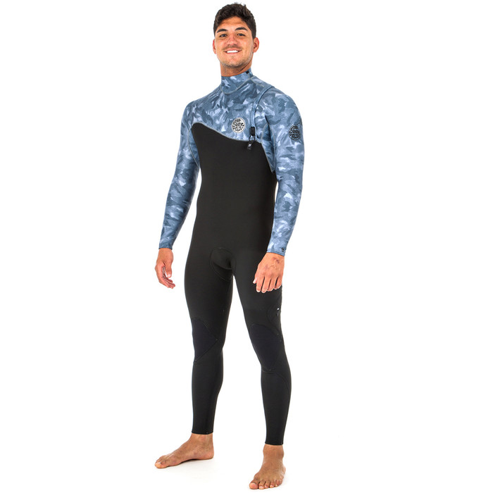 2019 Rip Curl E-Bomb 3/2mm Zip Free Wetsuit GREY WSM8RS