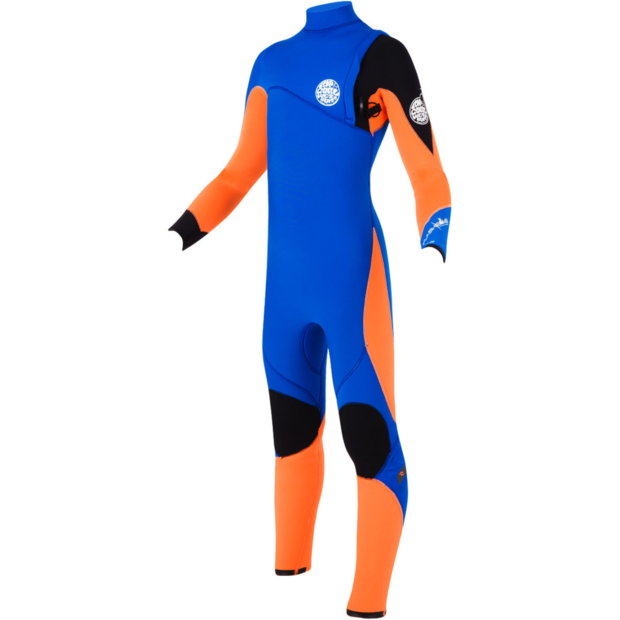 Rip Curl Junior FlashBomb 3/2mm GBS Zip Free Wetsuit BLUE WSM4OB