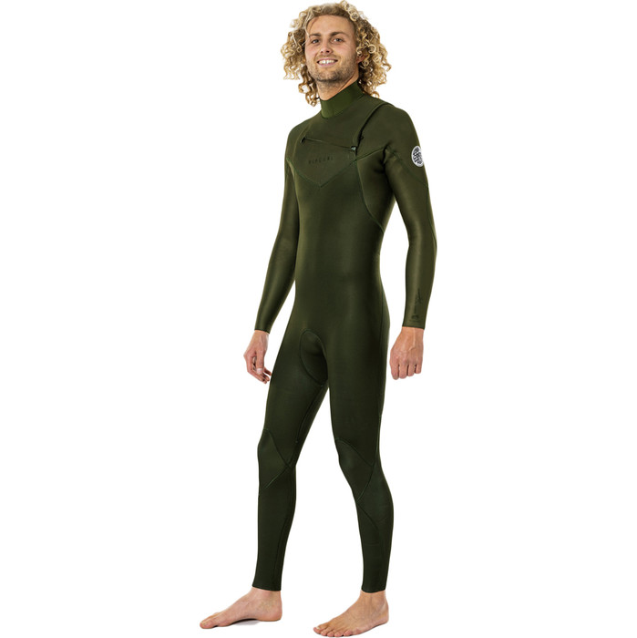 Rip Curl Dawn Patrol Pro 4/3mm Homme – Combinaison Néoprène Chest Zip