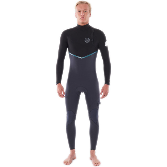 2021 Rip Curl Mens E-Bomb 5/3mm Zip Free Wetsuit WSMYPE - Charcoal Grey