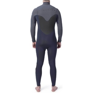 2019 Rip Curl Mens Flashbomb 4/3mm GBS Chest Zip Wetsuit Grey WST7NF