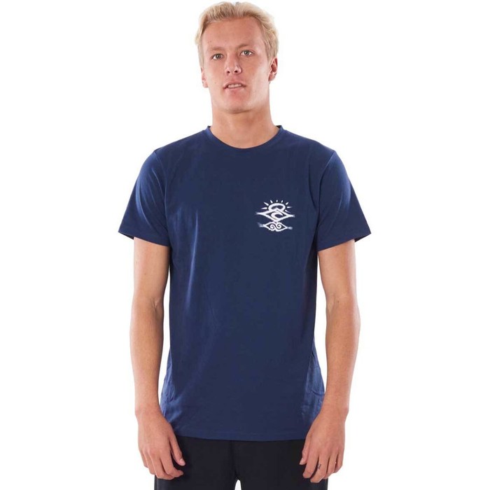 2020 Rip Curl Mens Searchers UV T-Shirt WLYY4M - Navy