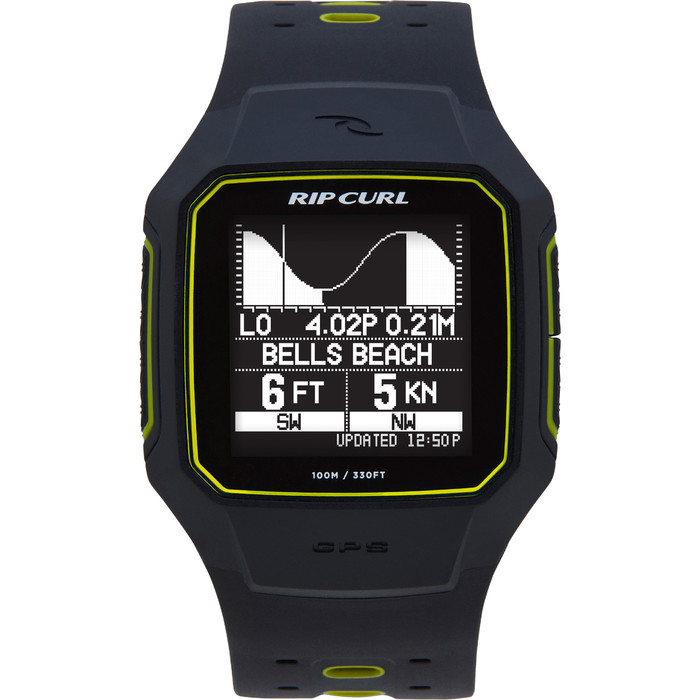 2020 Rip Curl Search GPS Series 2 Smart Surf Watch Yellow A1144