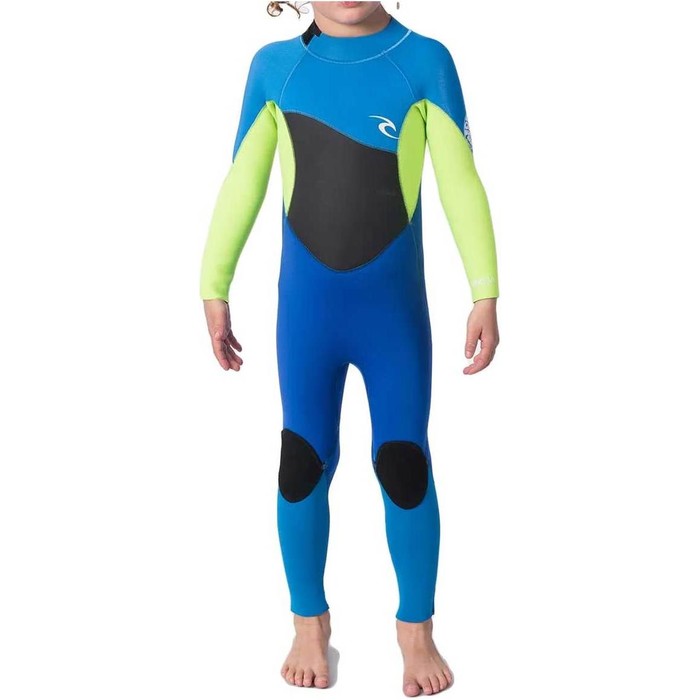 2021 Rip Curl Toddler Omega 3/2mm GBS Back Zip Wetsuit WSMYDO - Light Blue