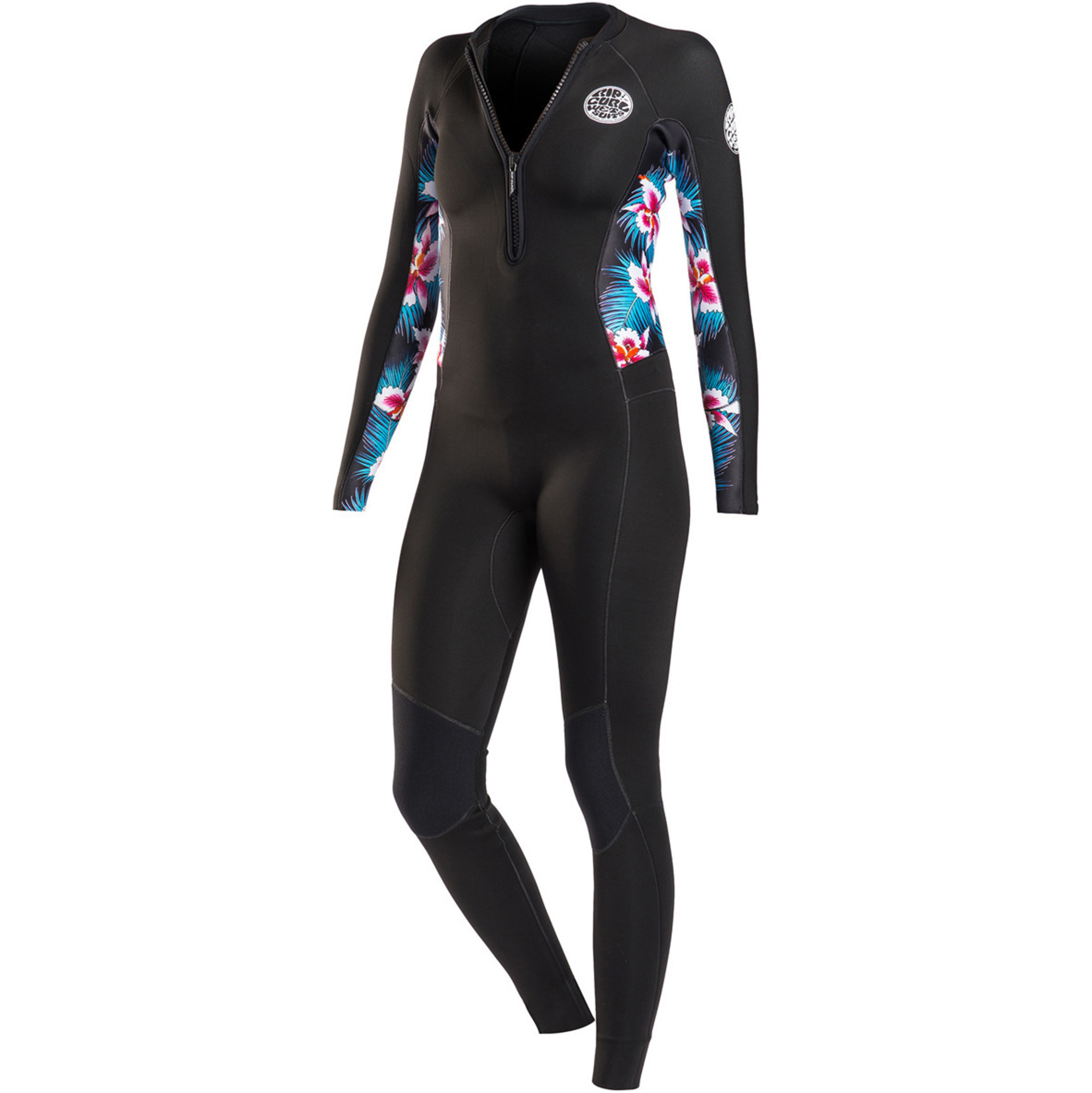 Rip Curl Womens GBomb 2mm Front Zip Wetsuit Black Sub WSM8HS Wetsuits 2mm Wetsuit Outlet
