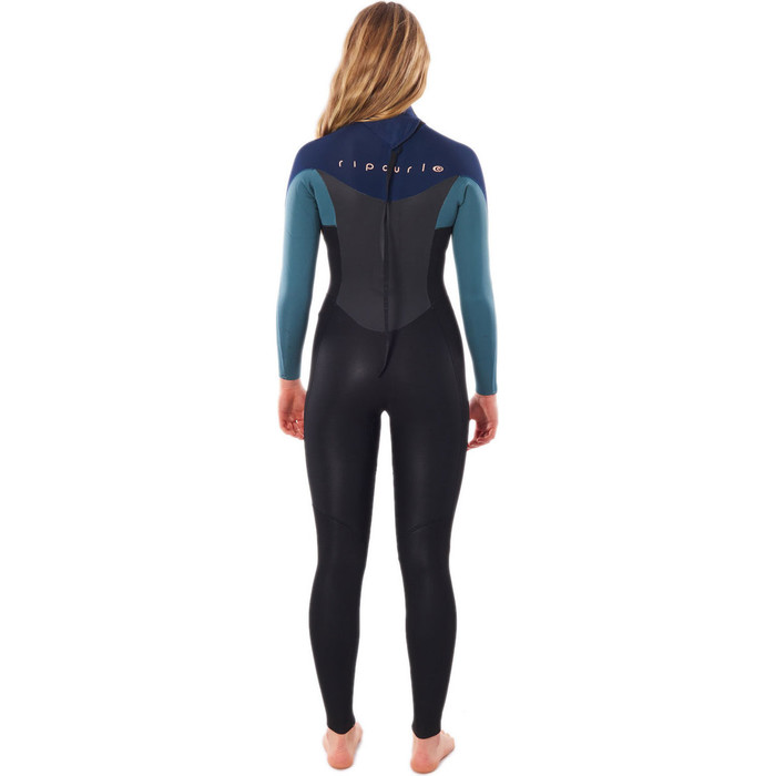 2022 Rip Curl Womens Omega 5/3mm Back Zip Wetsuit WSM9UW - Green