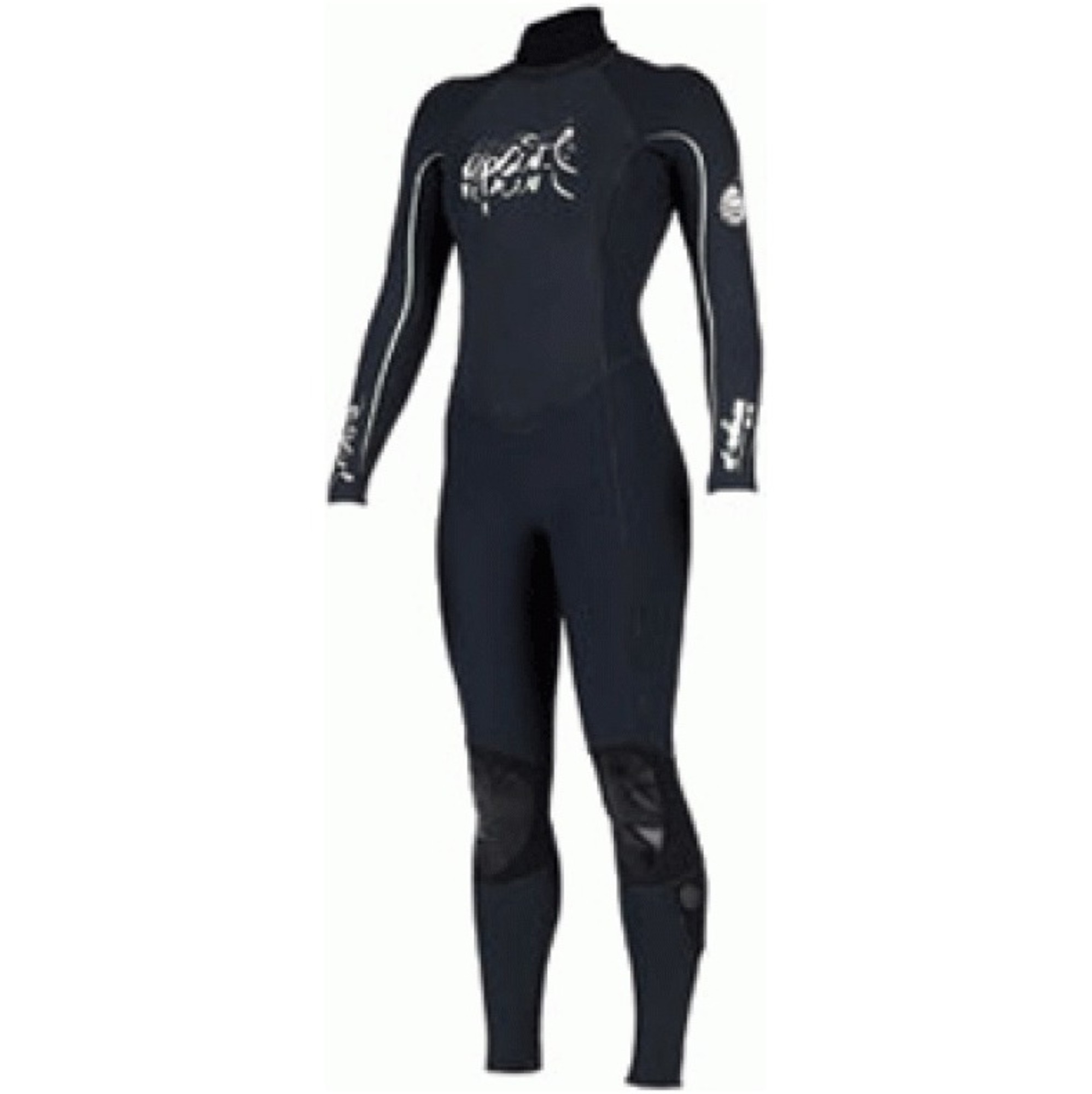 Rip Curl EBomb 3/2mm Ladies Wetsuit W0113E Black 12 Only LOGO MAY VARY