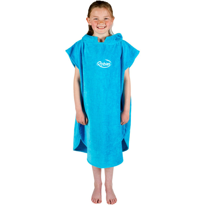 Robies Classic Kids Changing Robe 8/9 Years Turquoise