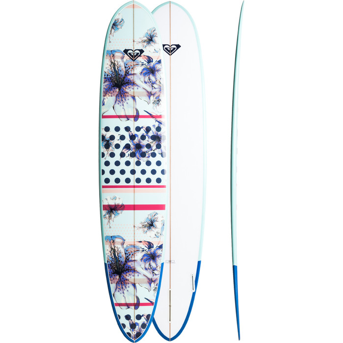 Roxy Euroglass Longboard Floral 9'1 Blue Topaz