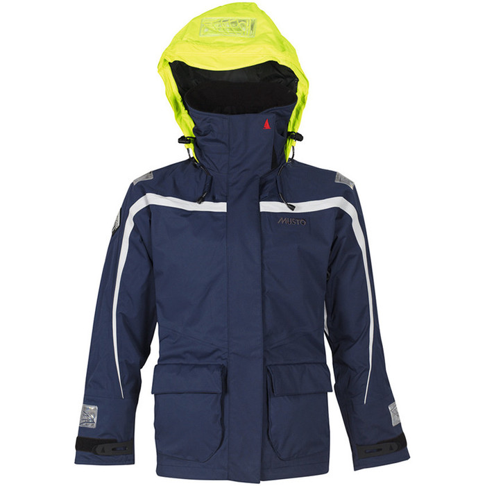 Musto BR1 Channel Womens Jacket in Navy/Platinum SB129W3