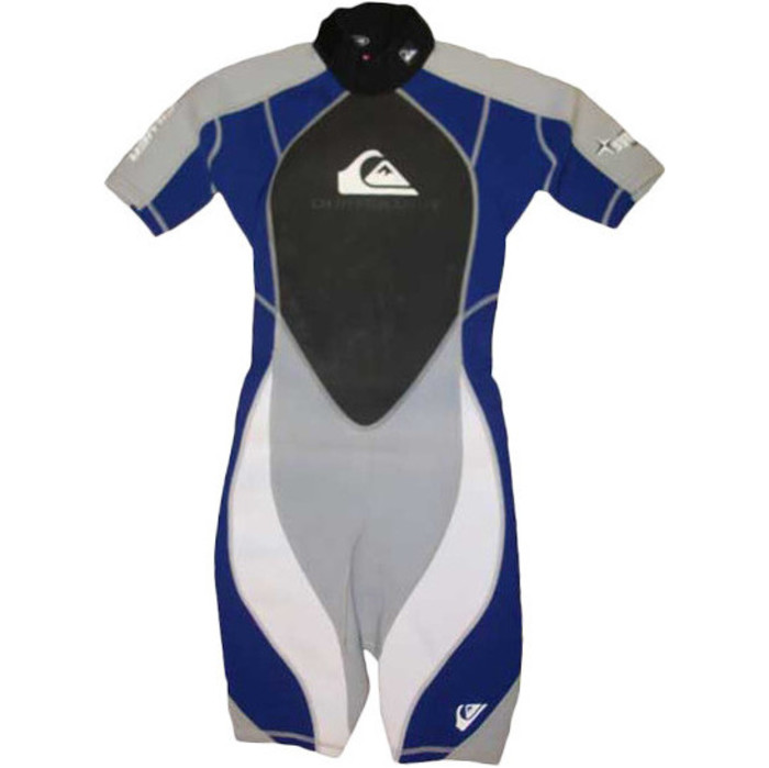 Quiksilver Syncro 2/2mm JUNIOR Shorty Wetsuit Grey / Blue SY65JS