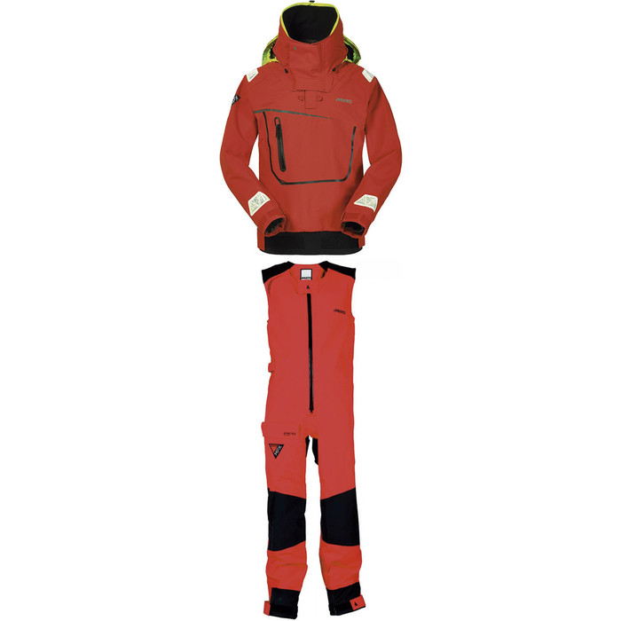 Musto MPX Offshore Race Smock SM1464 & SALOPETTES SM0012 in Red