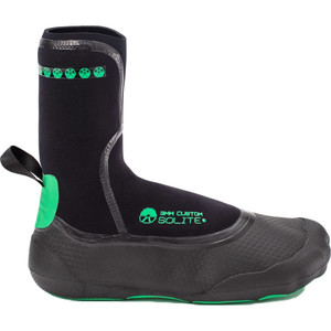 2024 Solite Custom 2.0 3mm Wetsuit Boots 21004 - Green / Black