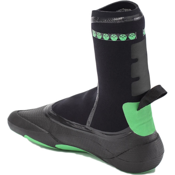 2021 Solite Custom 2.0 3mm Wetsuit Boots 21004 - Green / Black