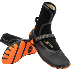 2023 Solite Custom Pro 2.0 5mm Wetsuit Boots 21002 - Orange / Black