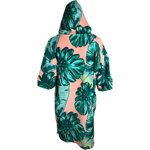 2024 TLS Hooded Poncho / Changing Robe Pink Leaf