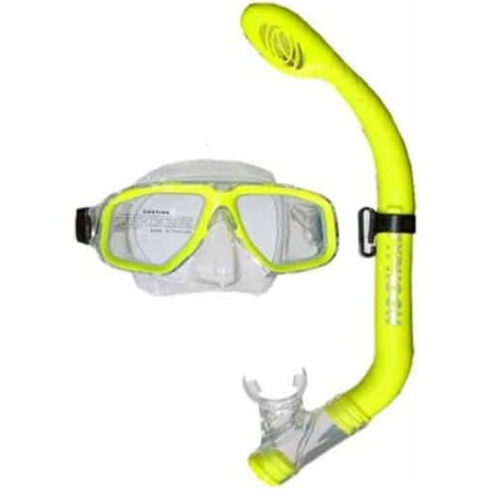 Typhoon TM4 KIDS/LADIES  silicon Mask and Snorkle Set in Yellow