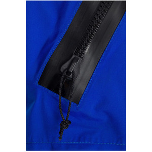 2022 Typhoon Hypercurve 4 Back Zip Drysuit & Underfleece Black / Blue 100169