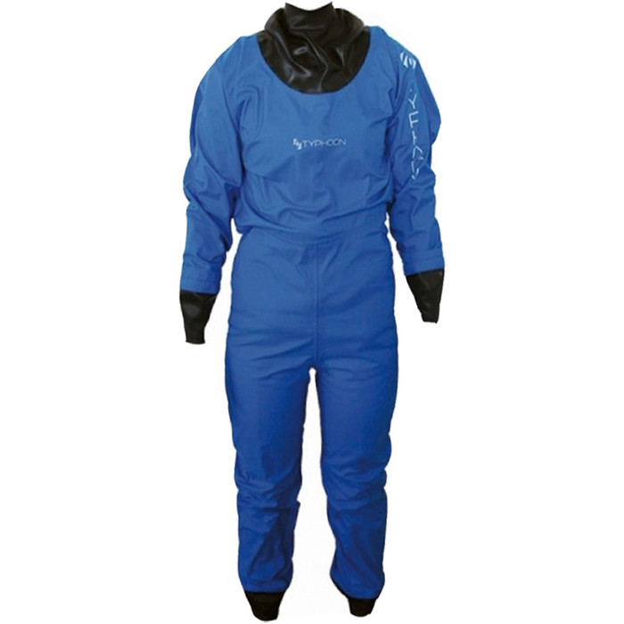 Typhoon Junior Rookie Drysuit  with Latex Socks in BLUE  100135