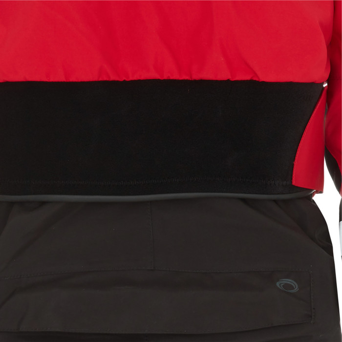 2021 Typhoon Menai Multisport 4 Back Zip Drysuit & Underfleece 100197 - Red / Black