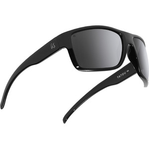 2021 Us Tatou Sunglasses 836 - Gloss Black / Grey Silver Chrome