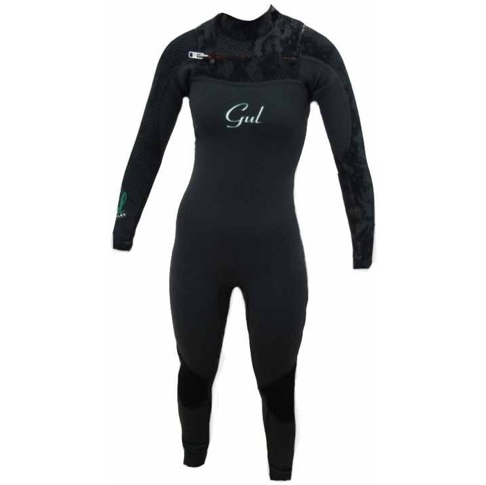 Gul Ladies Viper 5/3 CHESTZIP wetsuit VR1223 Black/Graphite
