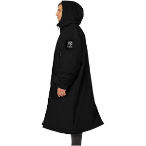 2022 Voited DryCoat Hooded Waterproof Changing Robe / Poncho V21DCR - Black