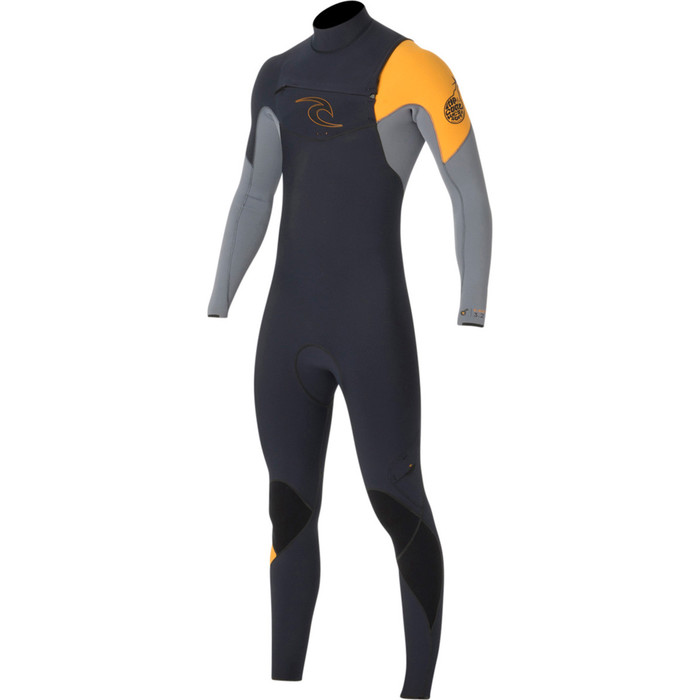 Rip Curl E-Bomb 4/3mm GBS Chest Zip Wetsuit SLATE WSM5BE