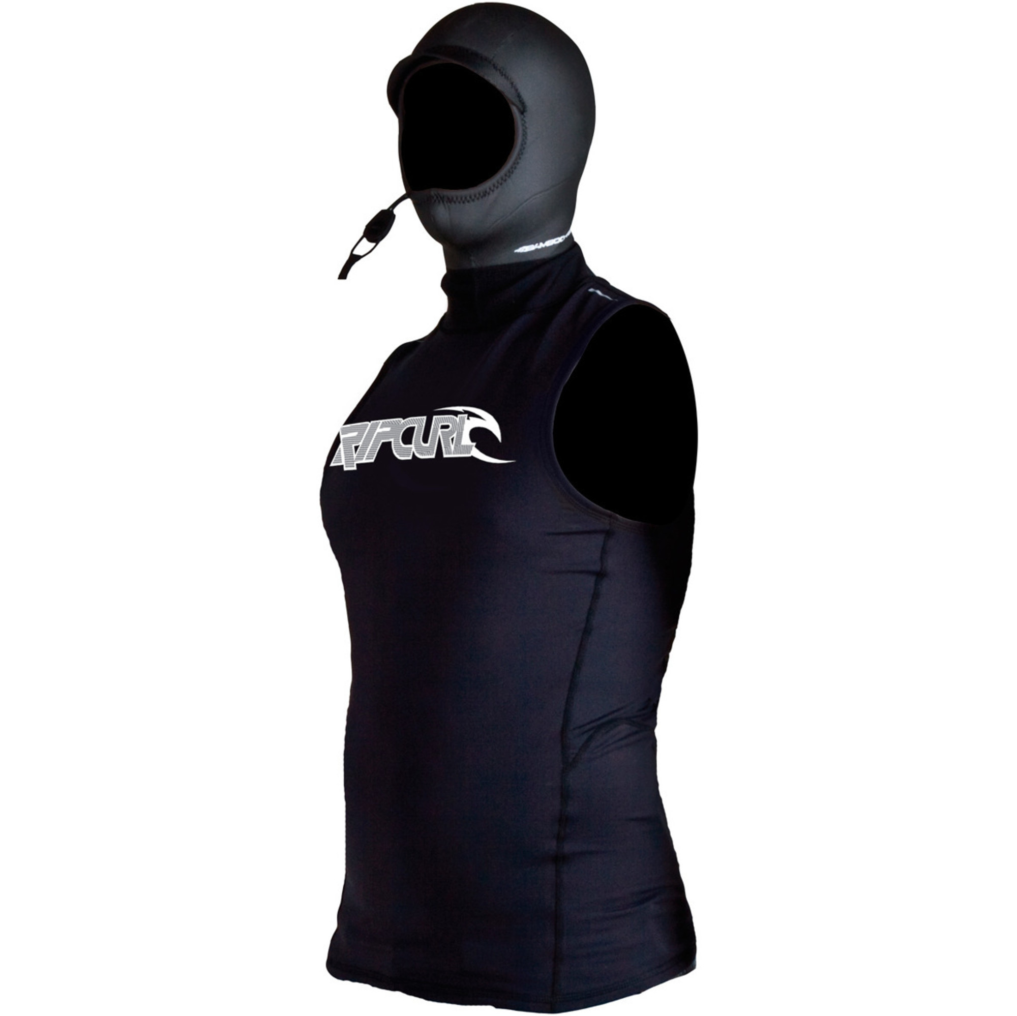 Rip Curl Flashbomb Hooded Thermo Vest in Black WVEXDM - Wetsuit Tops ...
