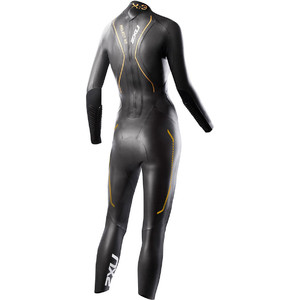 2XU Ladies X:3 Project X TRIATHLON Wetsuit in Black / Gold WW2354