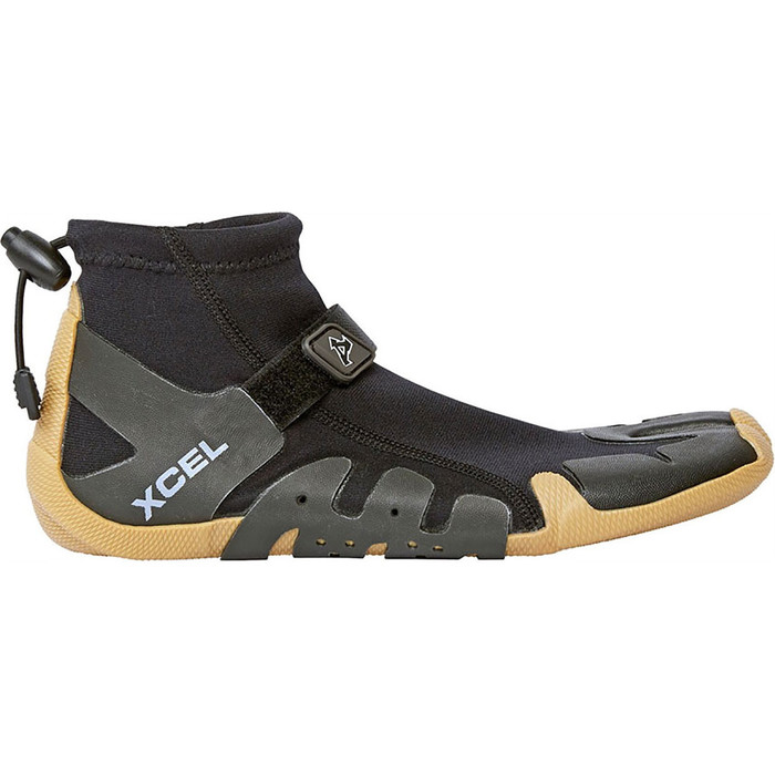 2021 Xcel Infiniti 1mm Split Toe Reef Wetsuit Boots AN153817 - Gum / Black