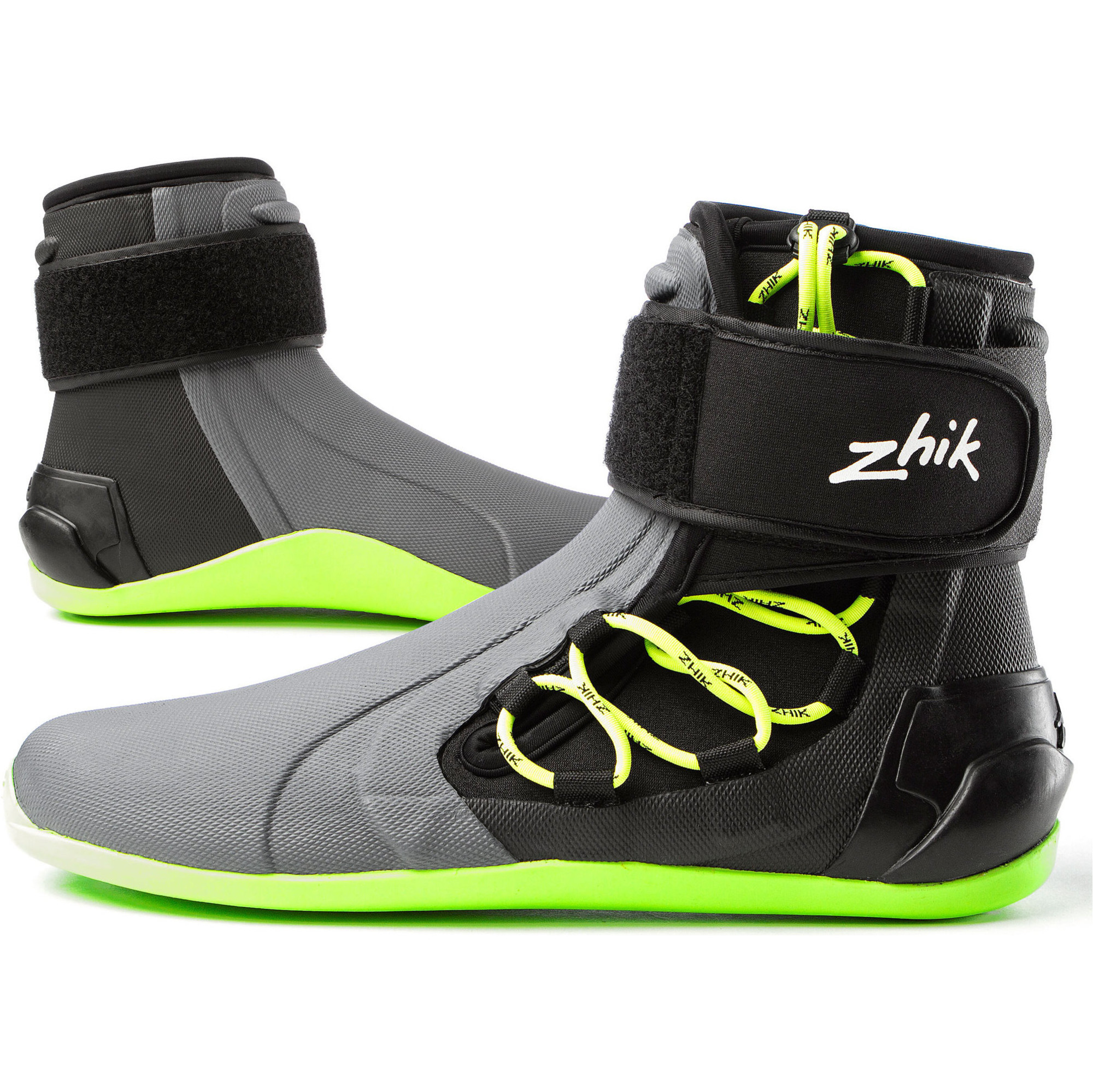 2024 Zhik High Cut Sailing Boots Grey / Black DBT0270 Accessories
