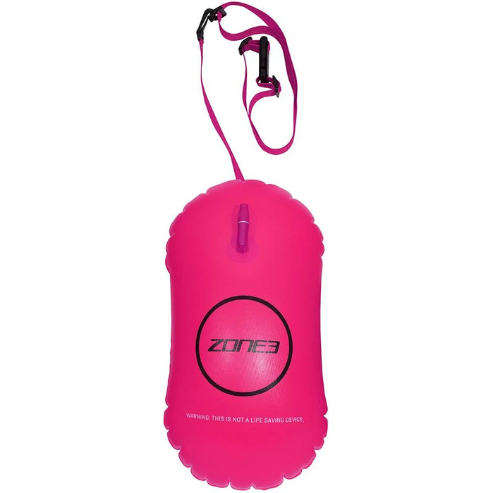 2023 Zone3 28L Swim Safety Buoy / Tow Float SA21SB - Neon Pink