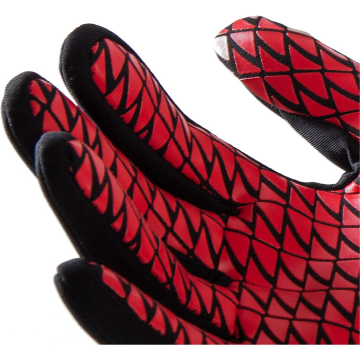 2021 Zone3 2mm Neoprene Swim Gloves NA18UNSG108 - Black / Red