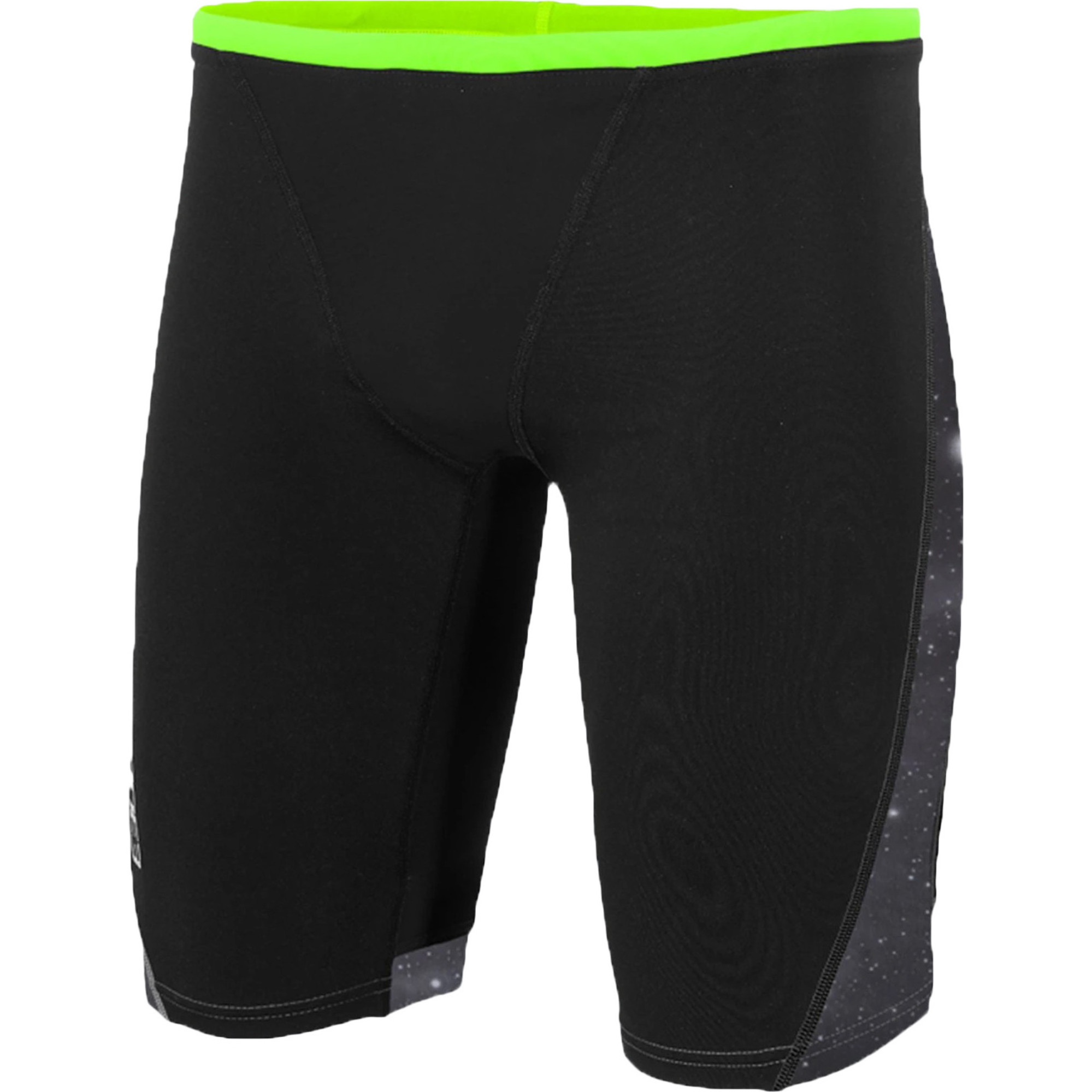 2023 Zone3 Mens Cosmic Swim Jammers SW18MCO Grey / Fluro Yellow