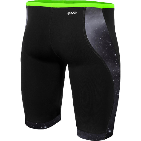 Zone3 Mens Iconic Jammers - Zwart Grijs Goud - UV Zon Protection en SPF Properties - Beoordeeld 90% door 220 Magazine