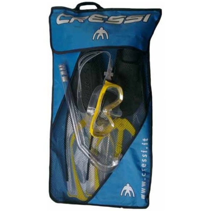 Cressi Pluma KIDS Dive Set - Mask, Snorkel + Fins