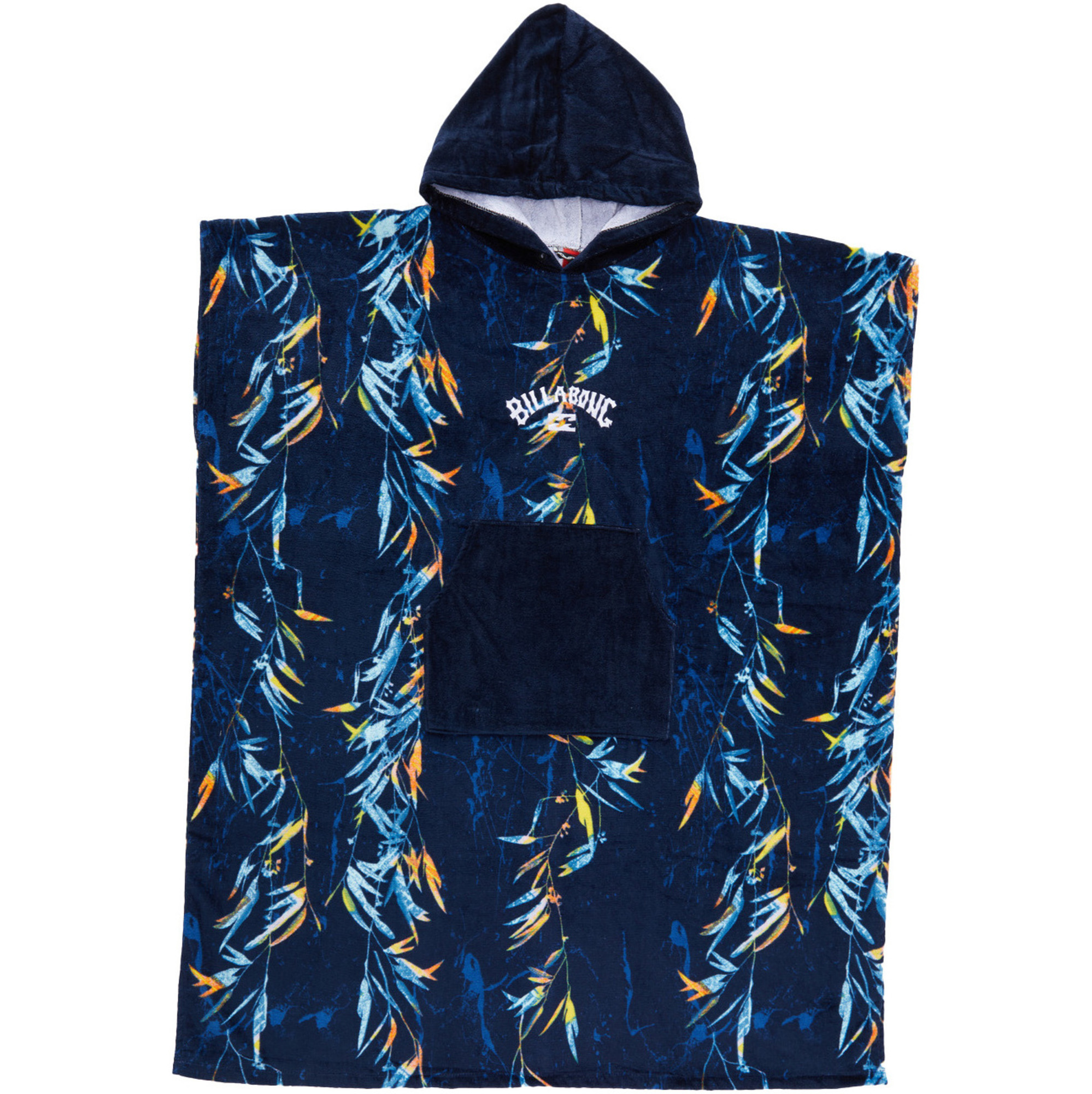 2023 Billabong Mens Hooded Towel Change Robe / Poncho ABYAA00220 - Navy ...