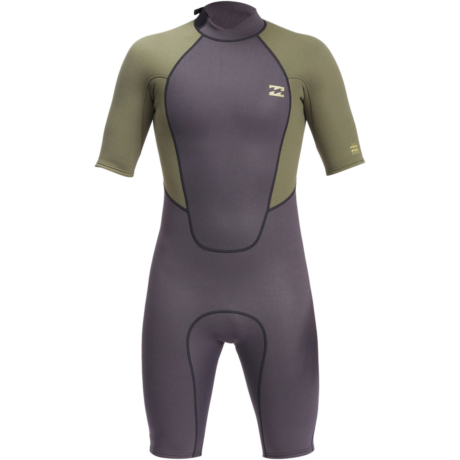2023 Billabong Mens Intruder 2/2mm Back Zip Shorty Wetsuit ABYW500116